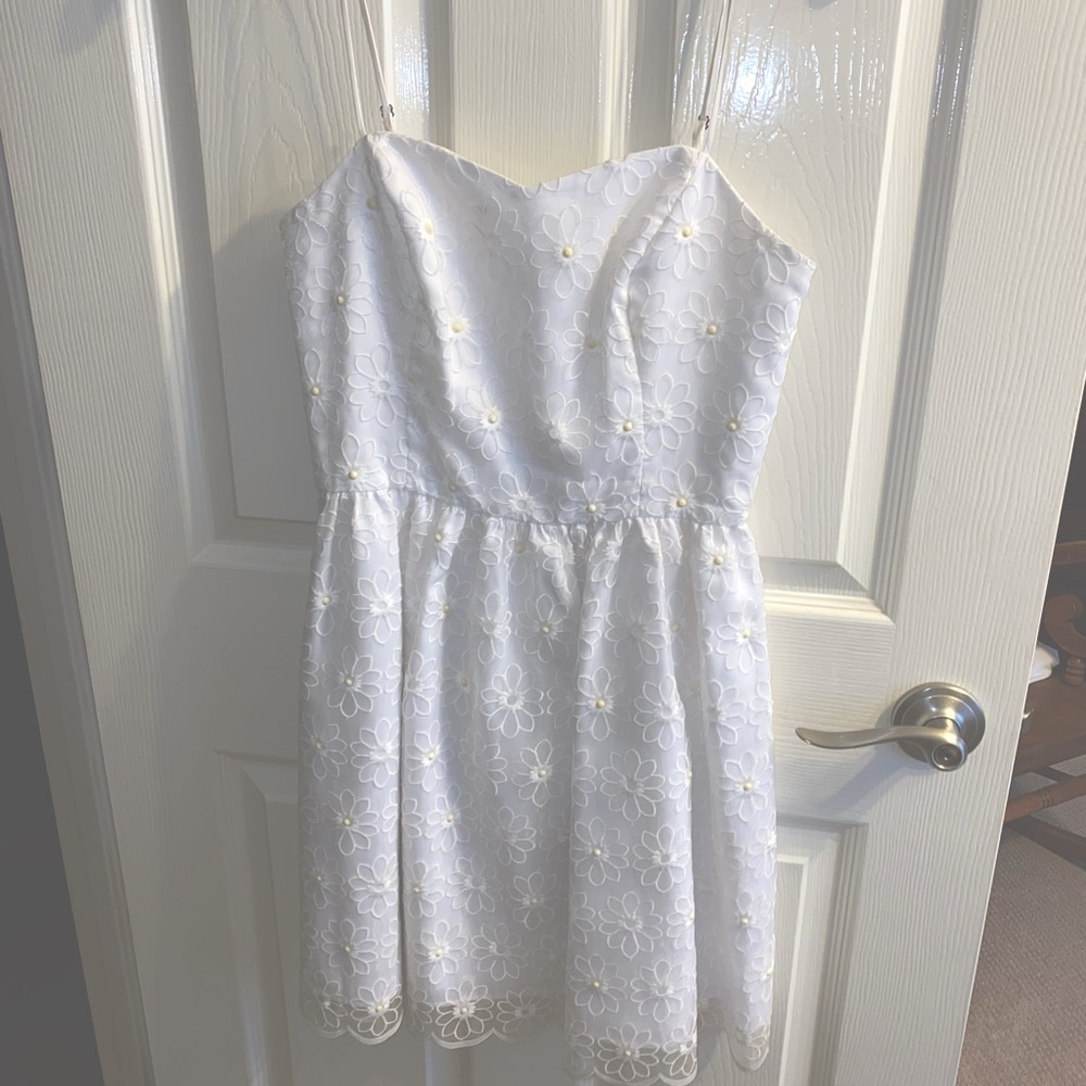 Lilly Pulitzer Surrey Floral Embroidered Mini Dress